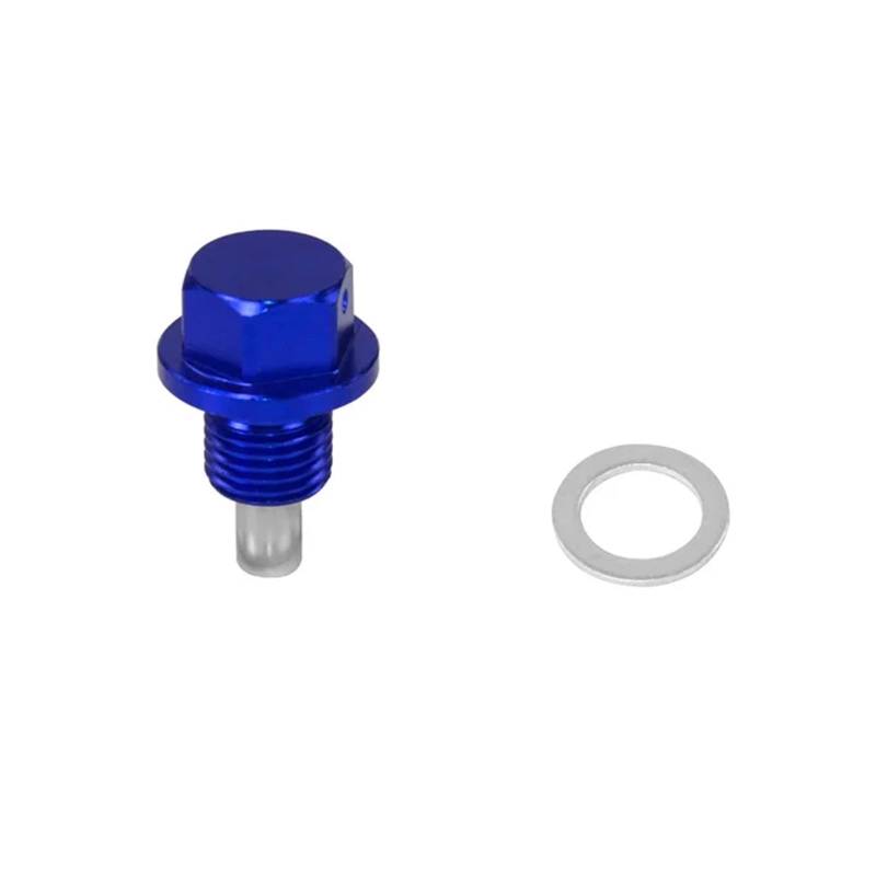 runhuabaihuo Zubehör Muttern & Schrauben Magnetische Motor Ölwanne Ablassen Adsorbieren Stecker Schraube Blau Rot M12x1,25 M14x1,5 M20x1,5(Blue,M14x1.5) von runhuabaihuo