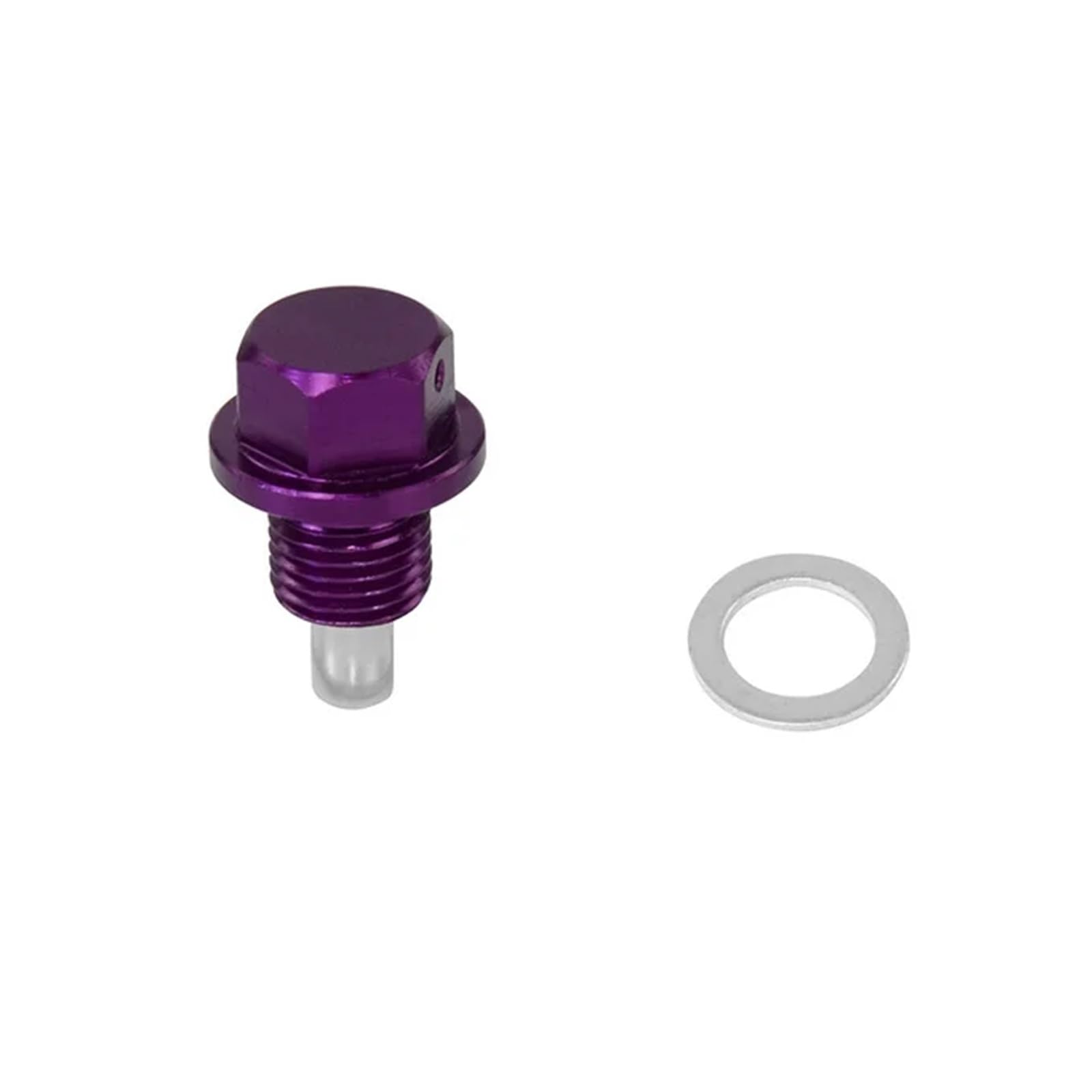 runhuabaihuo Zubehör Muttern & Schrauben Magnetische Motor Ölwanne Ablassen Adsorbieren Stecker Schraube Blau Rot M12x1,25 M14x1,5 M20x1,5(PURPLE,M12x1.25) von runhuabaihuo