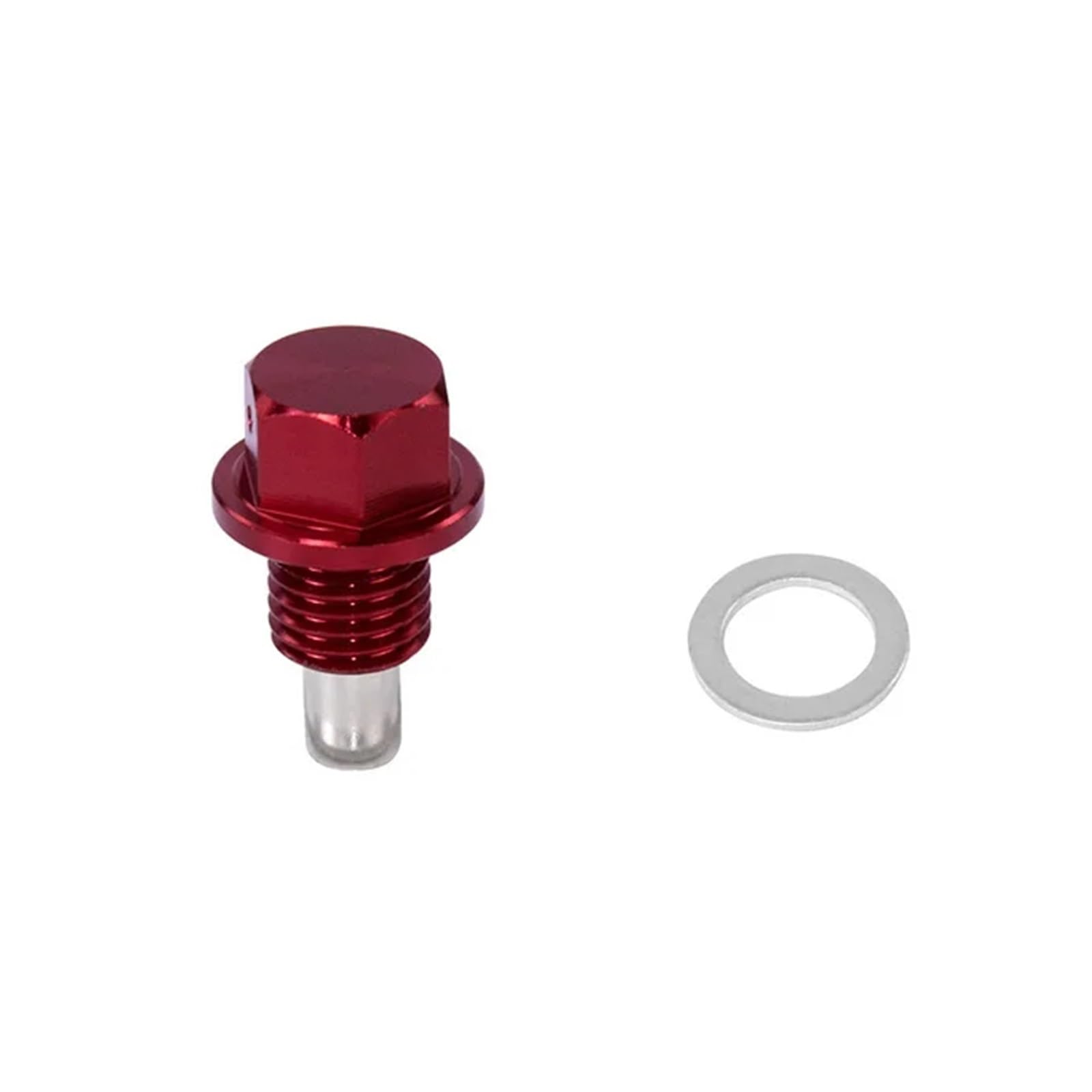 runhuabaihuo Zubehör Muttern & Schrauben Magnetische Motor Ölwanne Ablassen Adsorbieren Stecker Schraube Blau Rot M12x1,25 M14x1,5 M20x1,5(Red,M12x1.25) von runhuabaihuo