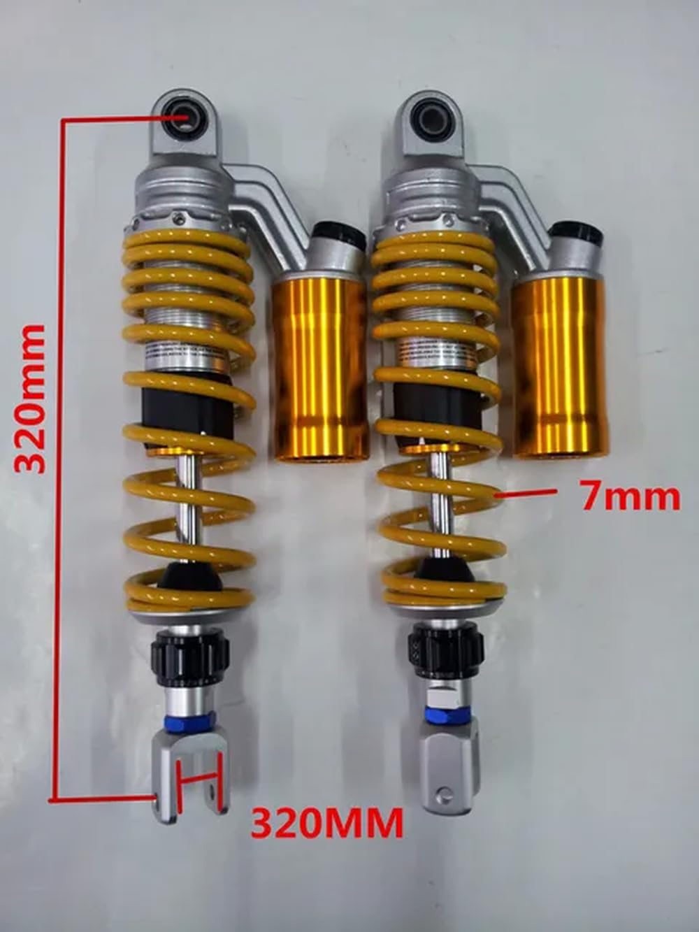 320mm 340mm 360mm Motorrad Stoßdämpfer Gabel Kompatibel Mit PCX125 PCX150 T MAX 530 155 Xmax 300 N MAX 125 Xmax 250(320A) von sDtESNB