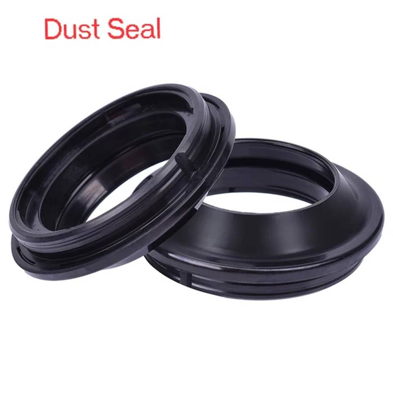 41x53x8 Motorrad Vorderradgabel Öldichtung Staubdichtung Kompatibel mit ER-6F ER6F ER-6N ER6N Z750 Z800 Z 800 E(2pcs dust Seal) von sDtESNB