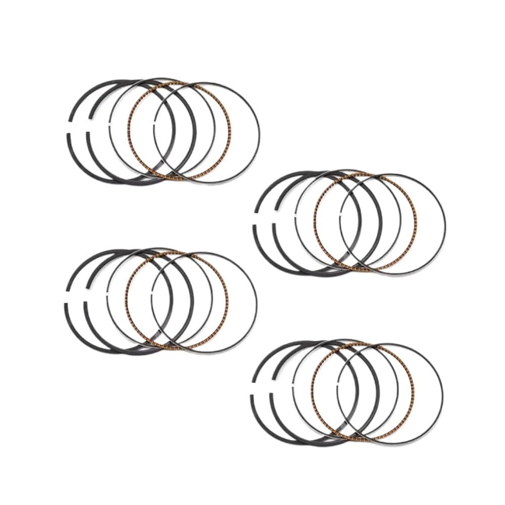 77 mm 77,25 mm 78 mm Motorrad-Kolbenringe kompatibel mit FZ1 Naked YZF-R1 R1 YZF1000 PZ50W RPZ50MP RT50FX PZ50FXW Phazer(4 Sets 77MM Rings) von sDtESNB