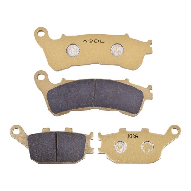 Bremsbeläge vorne und hinten kompatibel mit NC700 NC700D NC700X NC700S Auto Gearbox NC 700 Integra Scooter VT1300 Chopper VT 1300 VT1300C(1SET Ceramic) von sDtESNB