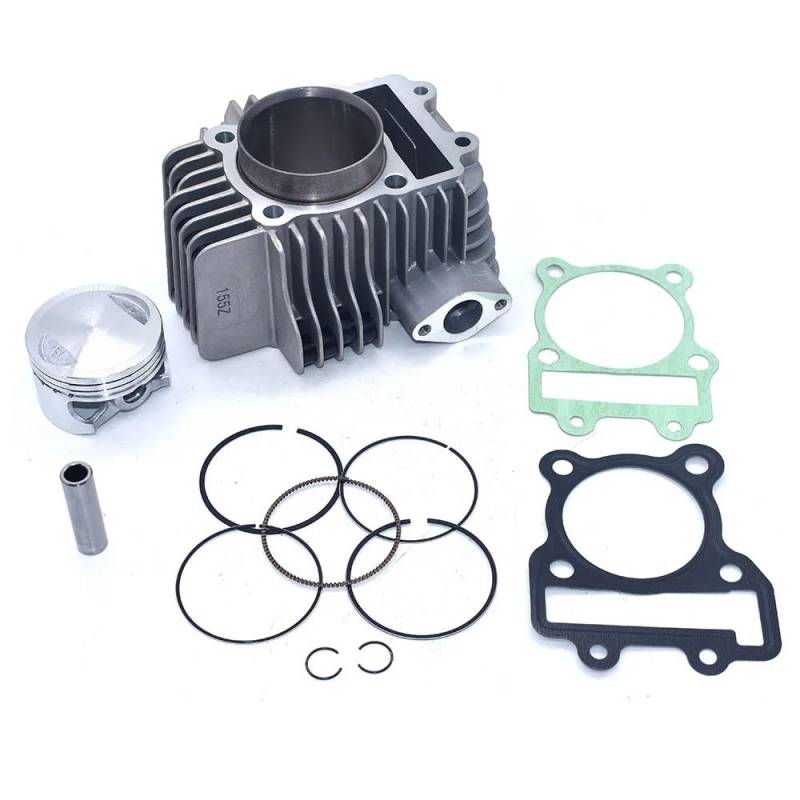 Kompatibel 150 155 160 cc Dirt Pit Bike Motor Zylinder Kit mit 60mm Kolben und Zylinderkopfdichtung Kompatibel mit 155z Motor von sDtESNB