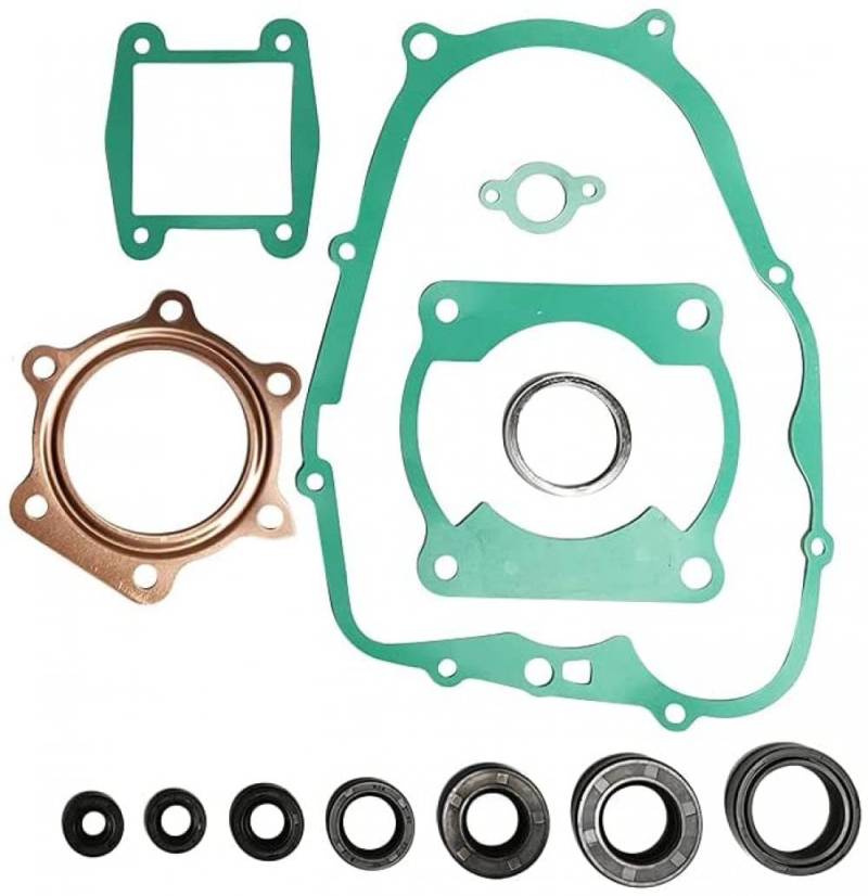 Kompletter Motorkopfdichtungssatz mit Öldichtungen und unterem Endsatz, kompatibel mit Blaster 200 YFS200 1988–2006 von sDtESNB