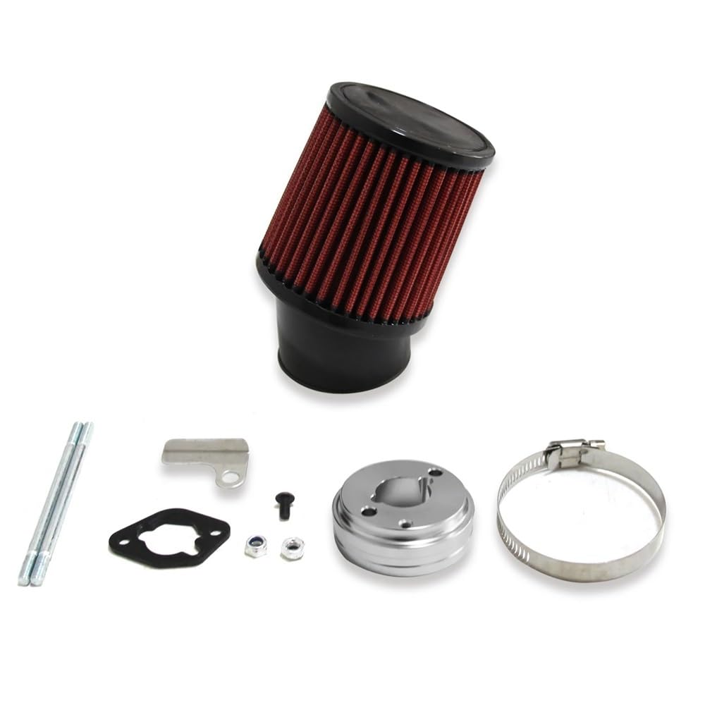 Performance-Luftfilter-Ansaugset, kompatibel mit Go Karts und Fahrrädern 6,5 Clone GX160 GX200 Go Kart 212 cc Motor von sDtESNB