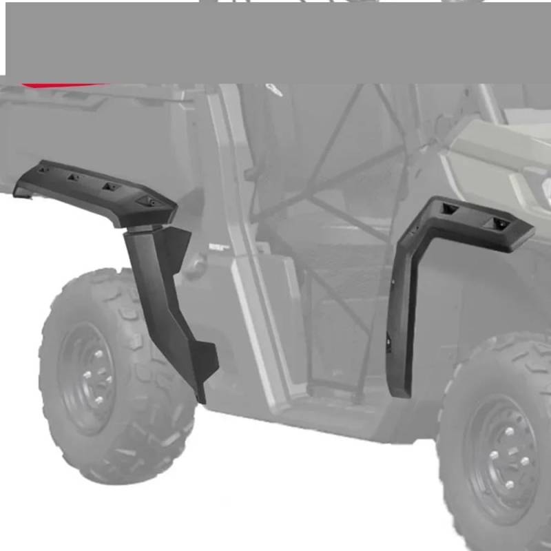 Schlamm-Kotflügelverbreiterungen, kompatibel mit HD5 HD8 HD10 HD7 HD9 Max UTV-Modellen 715006821 715002424 715006822 von sDtESNB