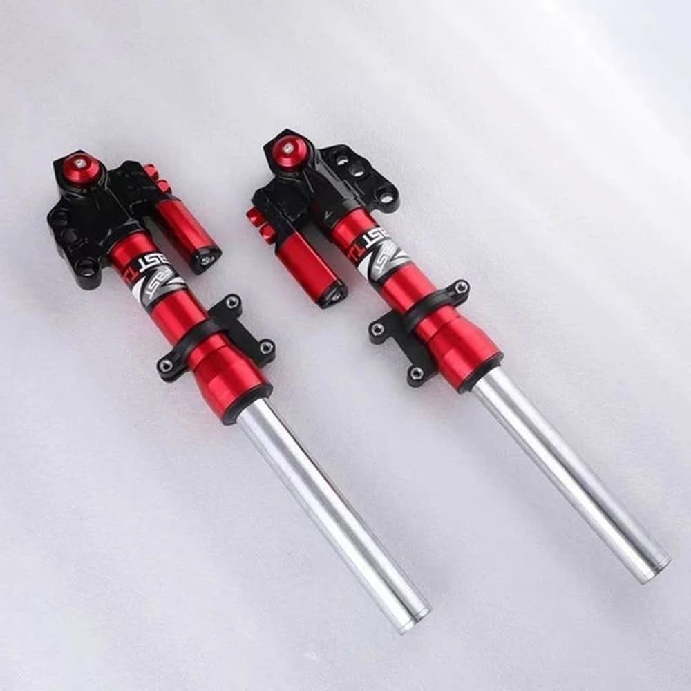 Universal 30 Core Front Shock Absorber 380mm 400mm 420mm Kompatibel mit Roller Kompatibel Mit Cygnus-X BWS RSZ Jog NIU N1S NQI(30 core 380mm Red) von sDtESNB