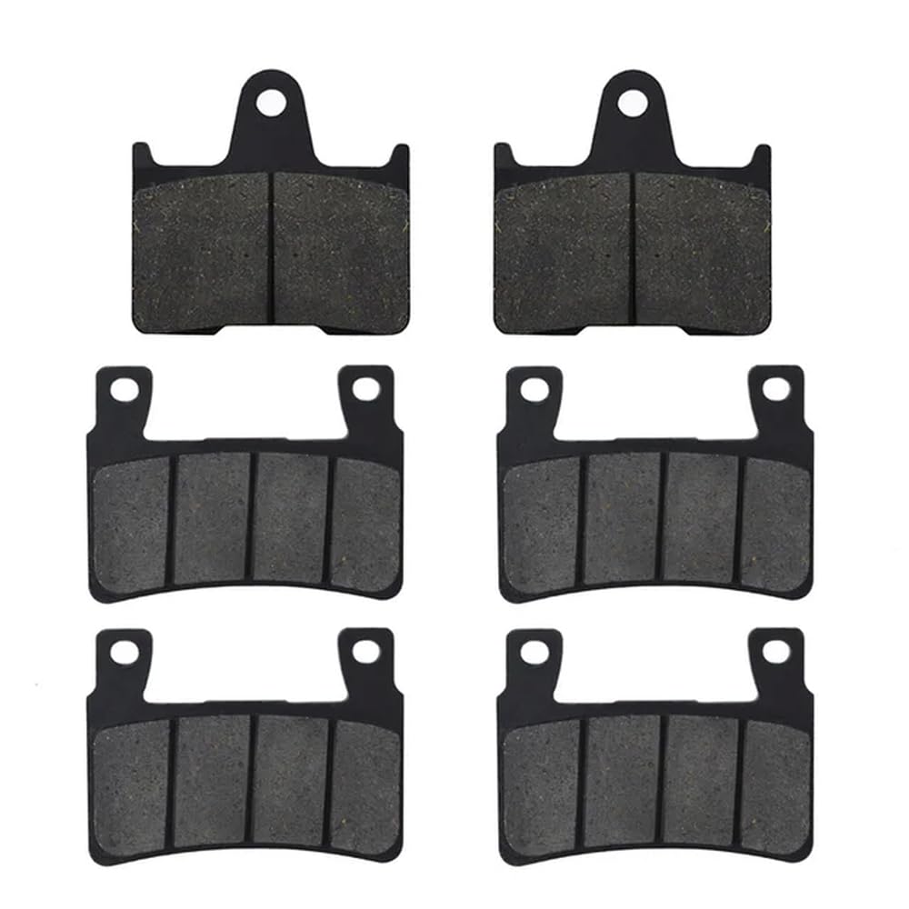 Vorderer und hinterer Bremsbelagsatz, kompatibel mit CB400 VTEC 400 I II 1999–2004 Super Four NC39 1999–2003 CB1300 CB1300 400(Front and Rear Pads) von sDtESNB