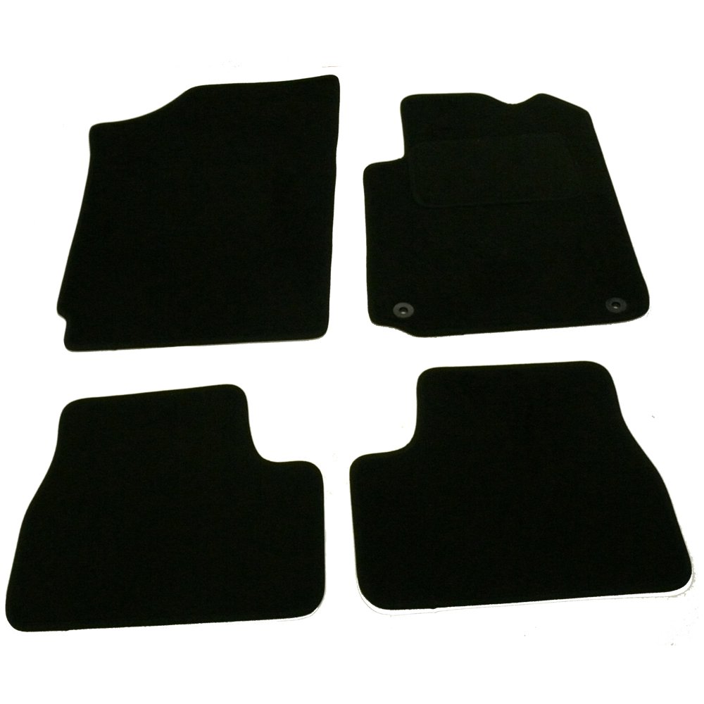 Sakura Badematten-Set Citroen DS3 Teppich mit Teppich Heelpad ab 2010 – Schwarz von sakura