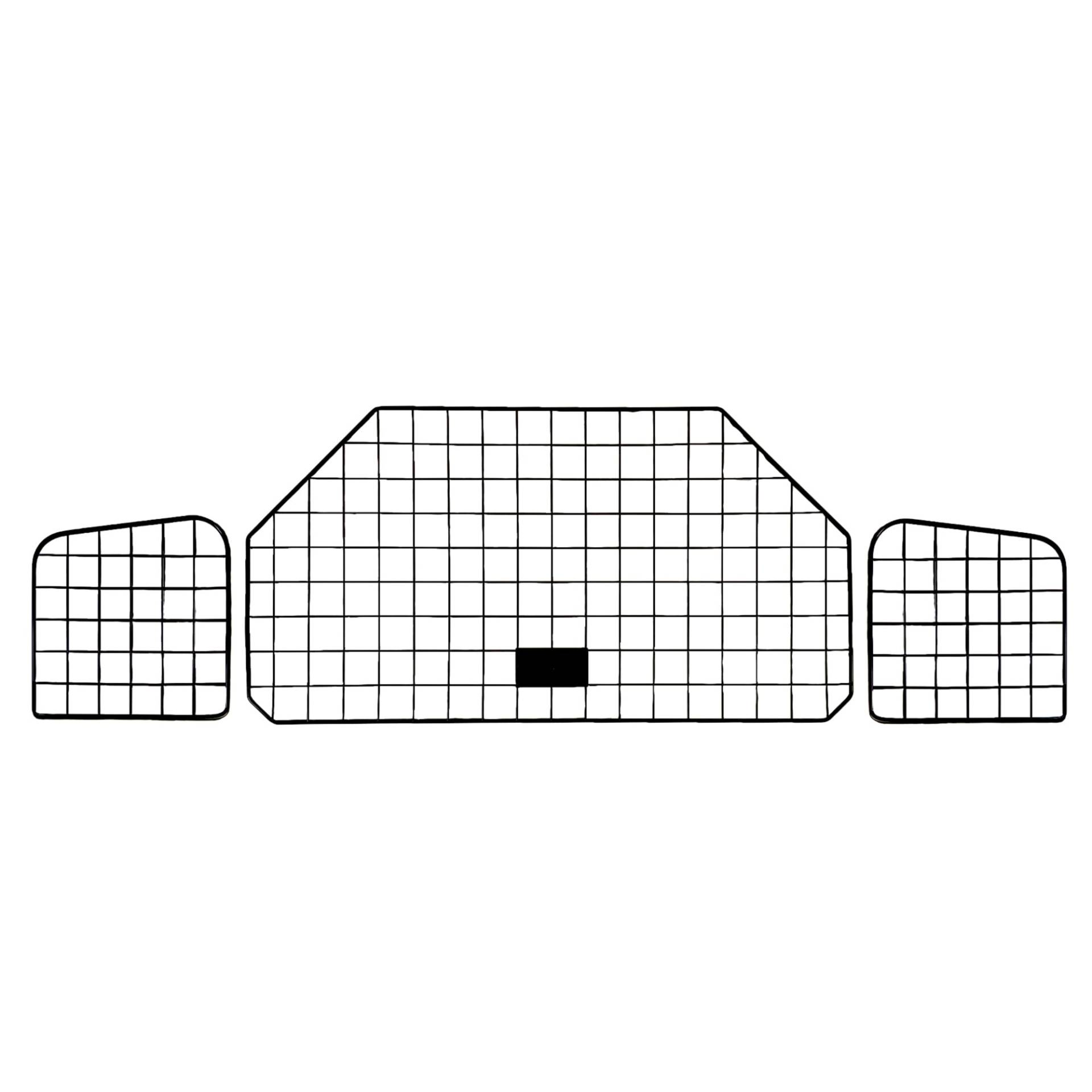 Sakura SUV Hundeschutzgitter für Autos SS5453 – einfache Montage ohne Werkzeug – Befestigung an Kopfstützen – Breite verstellbar von sakura