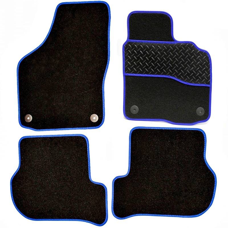 Sakura WW8141BU Fußmatte, Rubber Heelpad, Blauer Rand, Stück: 1 von sakura