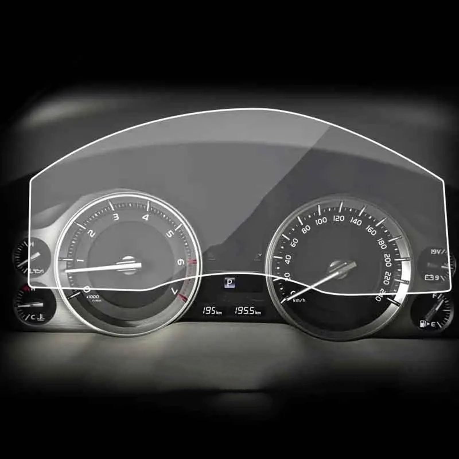 Auto Navigation Schutzfolie Kompatibel Mit Toyota Für Land Für Cruiser 2016 2017 2018 2019 2020 2021 Autonavigations-Displayschutzfolienaufkleber Autozubehör von sanehou