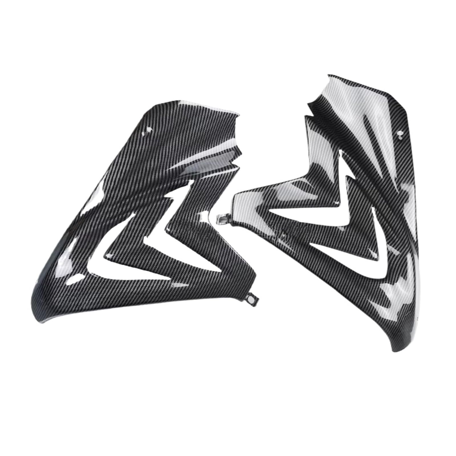 Motorrad Seitenspoiler Für CBR650R 2019 2020 2021 2022 2023 Körper Füllung Injektion Rahmen Spoiler Seite Gugel Abdeckung Panel Seite Verkleidung Motorrad Zubehör(CarbonLook) von sanehou