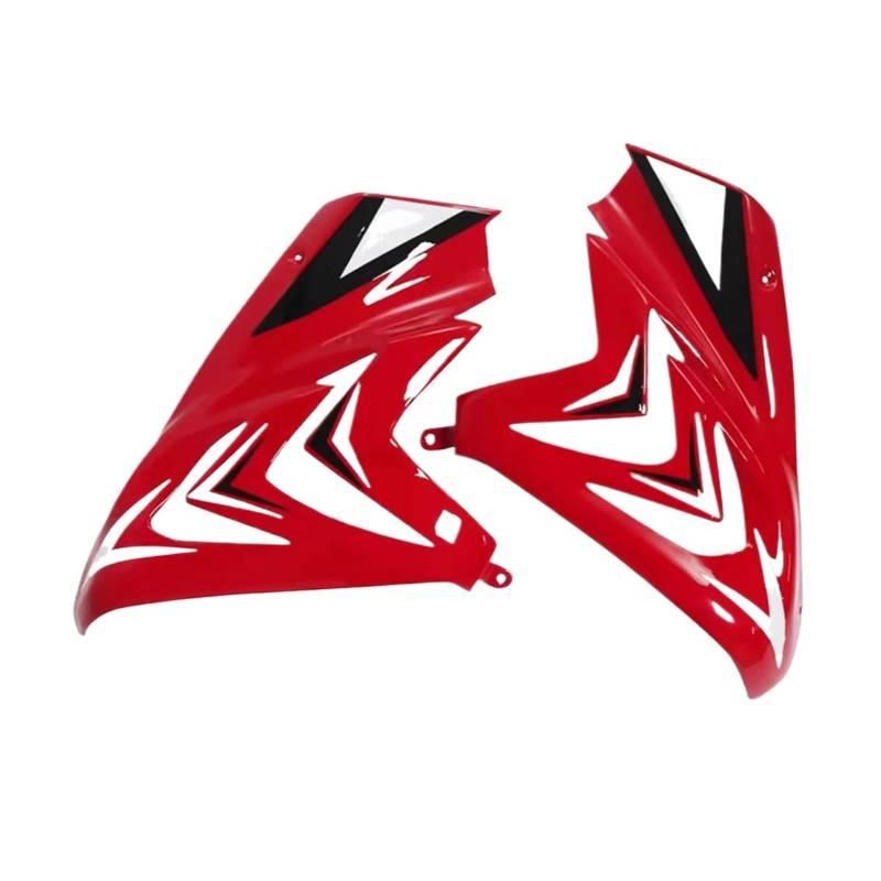 Motorrad Seitenspoiler Für CBR650R 2019 2020 2021 2022 2023 Körper Füllung Injektion Rahmen Spoiler Seite Gugel Abdeckung Panel Seite Verkleidung Motorrad Zubehör(Graffiti Red) von sanehou