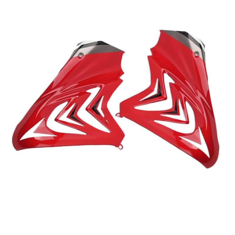 Motorrad Seitenspoiler Für CBR650R 2019 2020 2021 2022 2023 Körper Füllung Injektion Rahmen Spoiler Seite Gugel Abdeckung Panel Seite Verkleidung Motorrad Zubehör(Graffiti2 Red) von sanehou