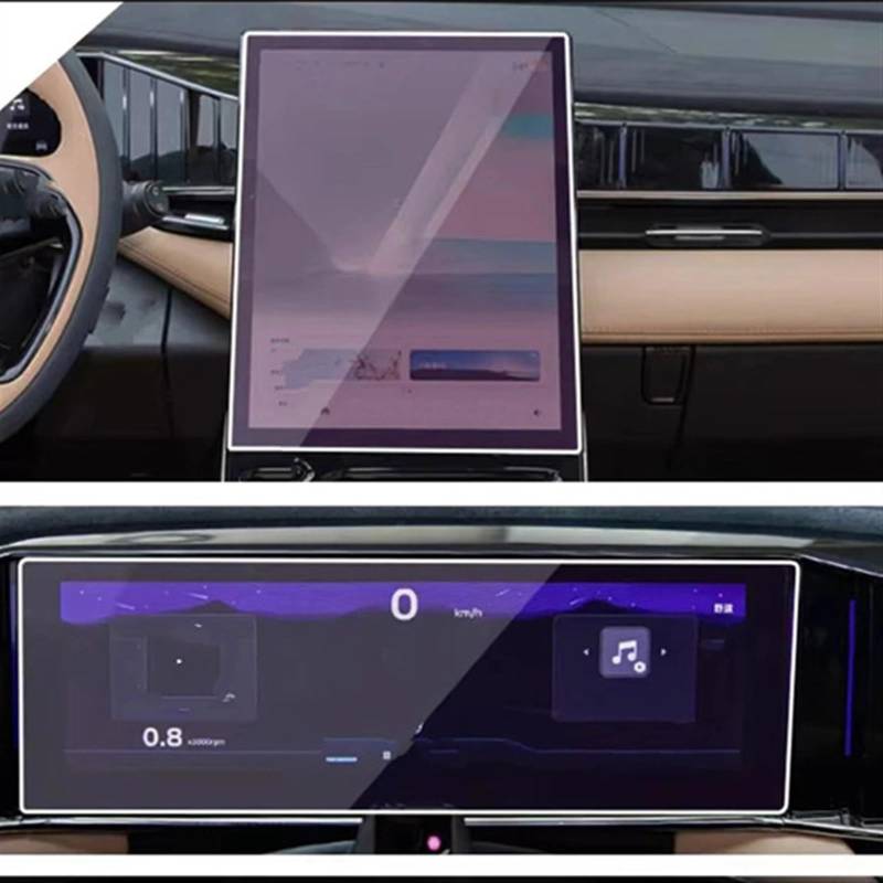 sanehou Auto Navigation Schutzfolie Kompatibel Mit Geely Für Starray Für Boyue L 2023 2024 Auto Innen Armaturenbrett Schutzfolie Auto Navigation Bildschirm Schutzfolie Aufkleber(GPS and Dashboard) von sanehou