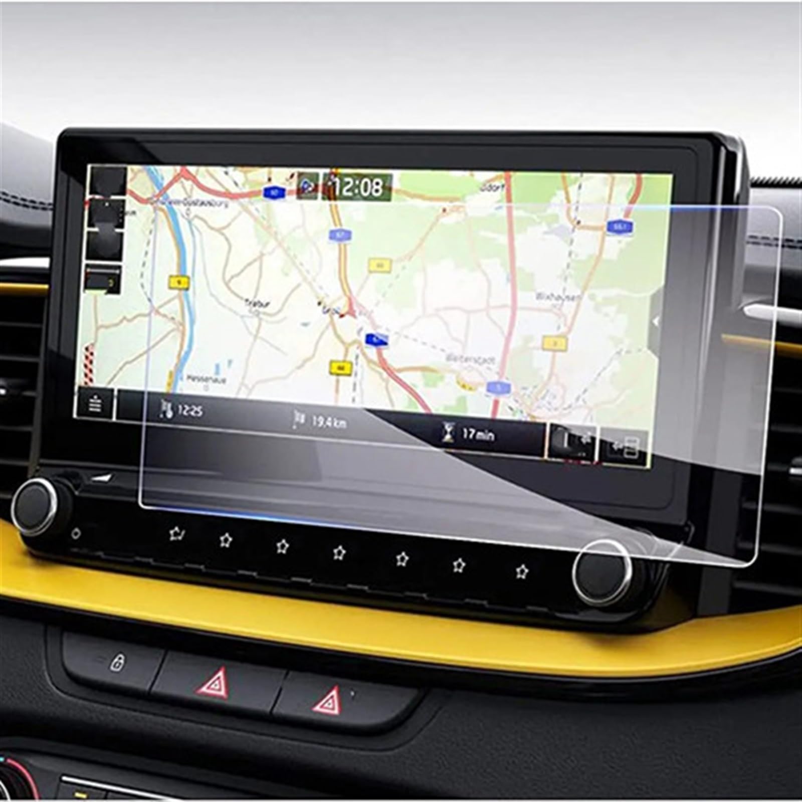 sanehou Auto Navigation Schutzfolie Kompatibel Mit Kia Für Ceed Für Xceed 2019 2020 2021 10,25 Zoll Auto Instrument Transparente Schutz Film Auto Innen Schutz Film von sanehou