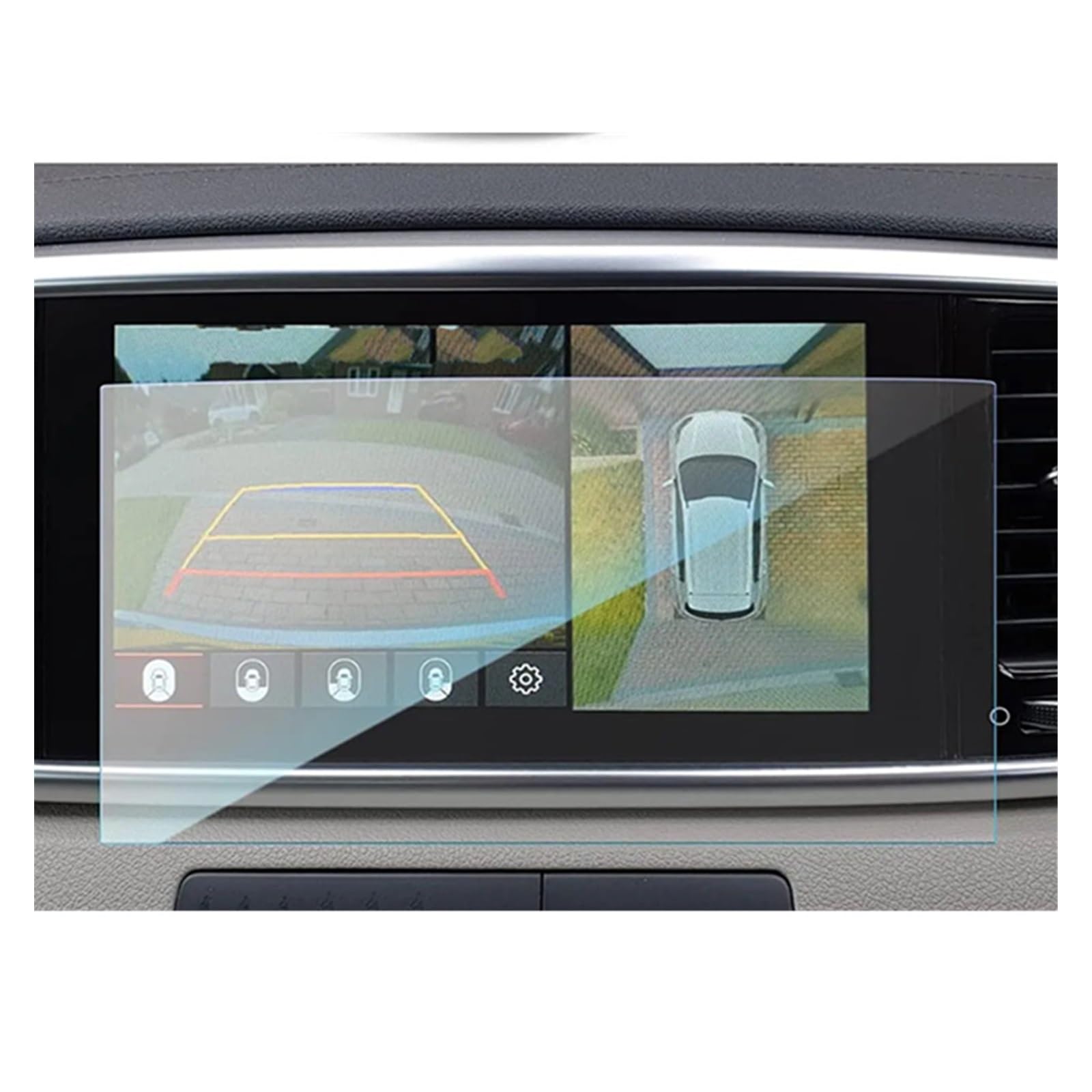 sanehou Auto Navigation Schutzfolie Kompatibel Mit Kia Für Sportage Für Qle 2019 2020 2021 2022 2023 8 Zoll Autoinstrument Transparente Schutzfolie Displayschutzfolie von sanehou