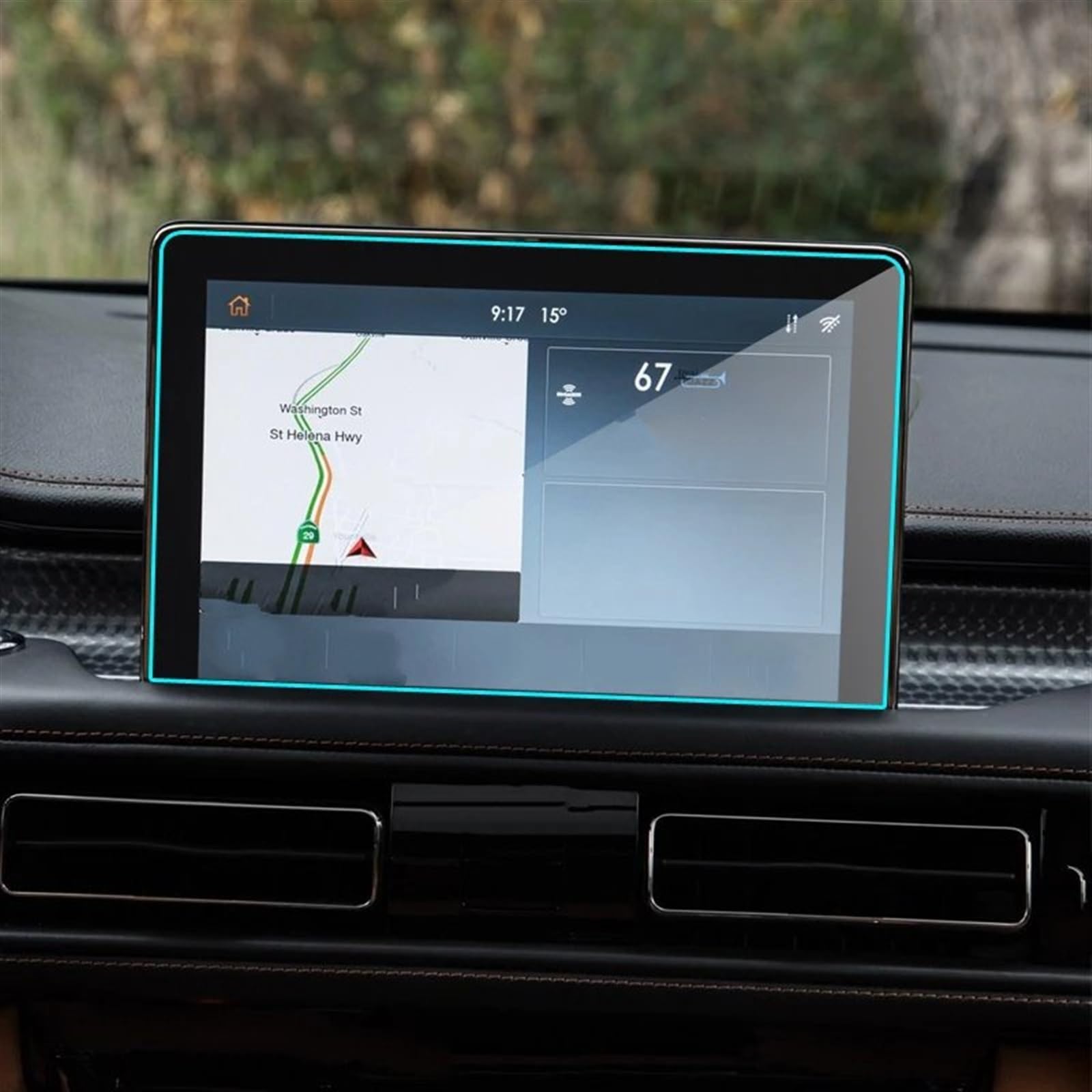 sanehou Auto Navigation Schutzfolie Kompatibel Mit Lincoln Für Aviator 2019 2020 10,1 Zoll Autonavigation Schutzfolie Displayschutzfolie Aus Gehärtetem Glas Autozubehör von sanehou