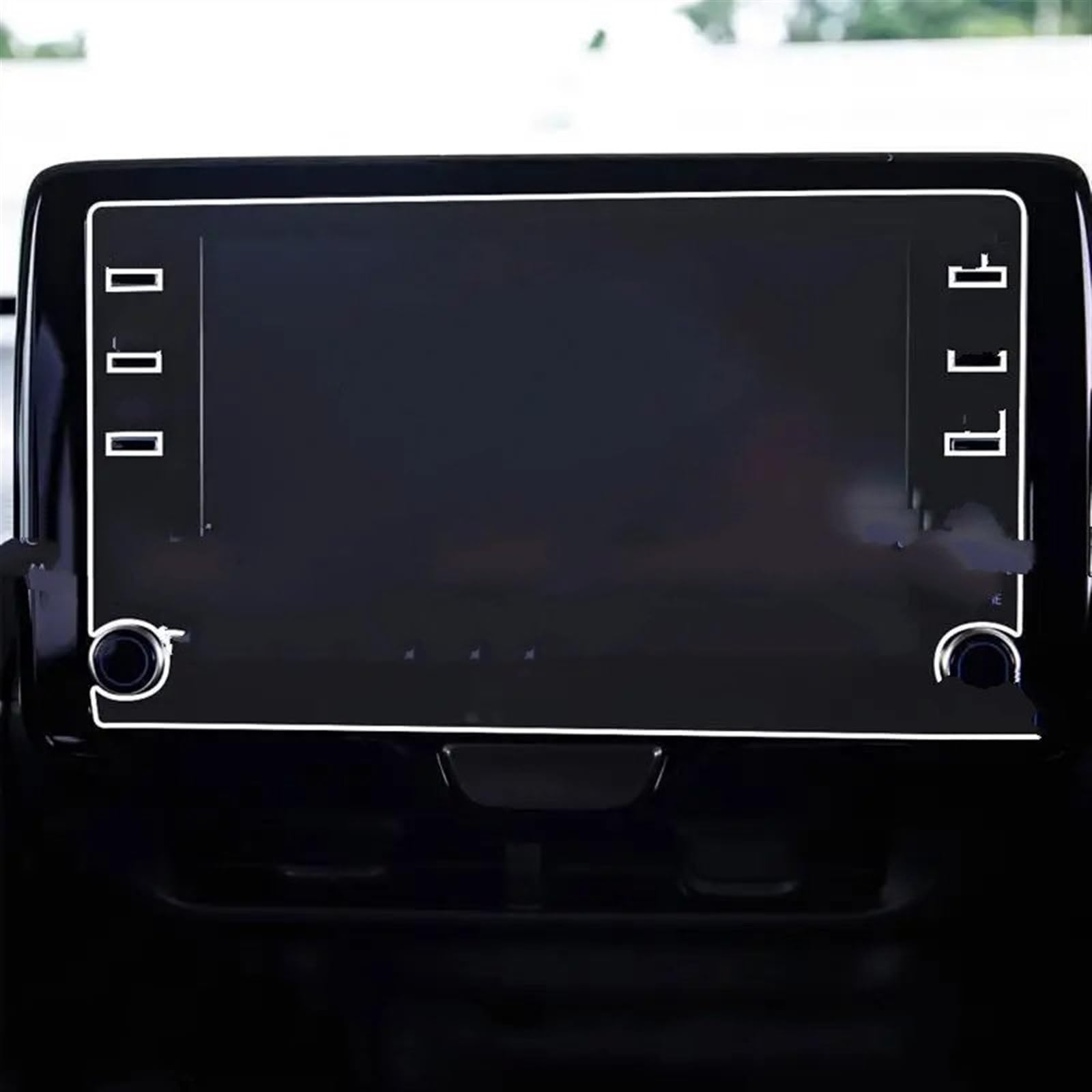 sanehou Auto Navigation Schutzfolie Kompatibel Mit Toyota Für Yaris Für Cross 2020 2021 2022 8 Zoll Autoinstrument Transparente Schutzfolie Schutzfolie Aus Gehärtetem Glas von sanehou