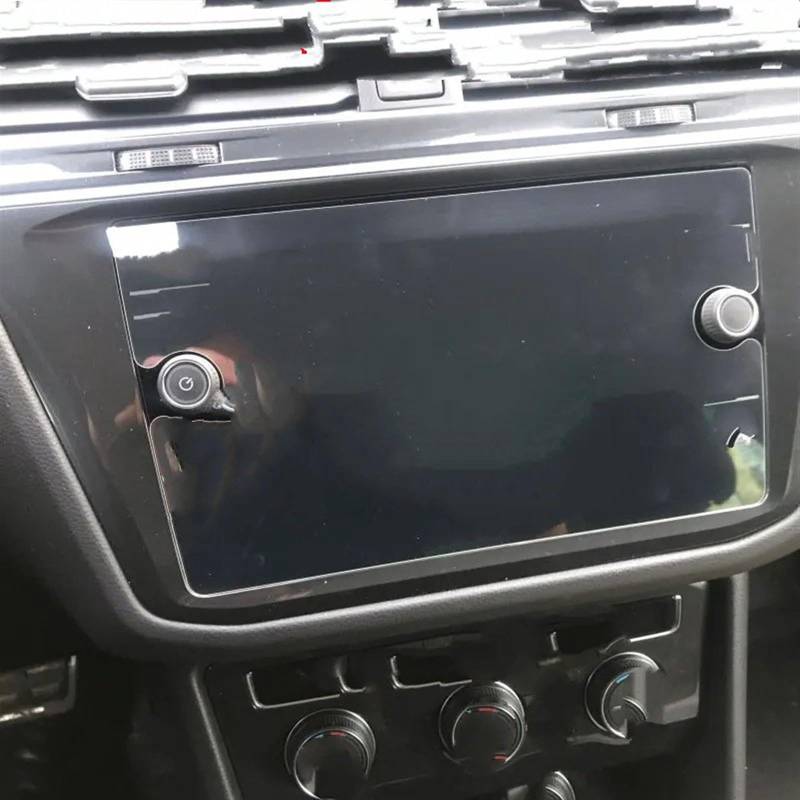 sanehou Auto Navigation Schutzfolie Kompatibel Mit VW Für Tiguan 2018 2019 2020 2021 8 Zoll Autonavigation Schutzfolie Hartglas Schutzfolie Autozubehör von sanehou