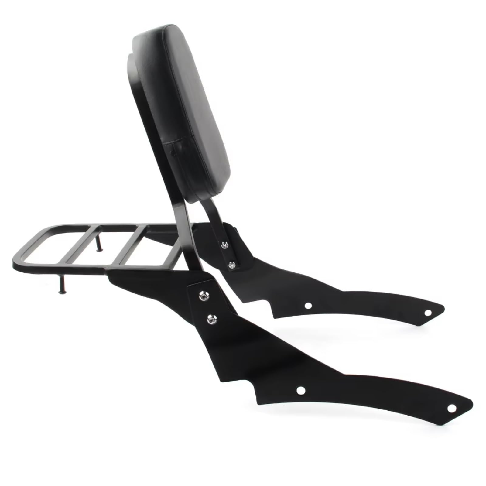 sanehou Motorrad Hinter Gepäckträger Kompatibel Mit Yamaha Für V-Star 400 650 Für Custom 1996–2011 Für Dragstar 400 650 Für Custom 1997–2011 Motorrad Sissy Bar Gepäckträger von sanehou