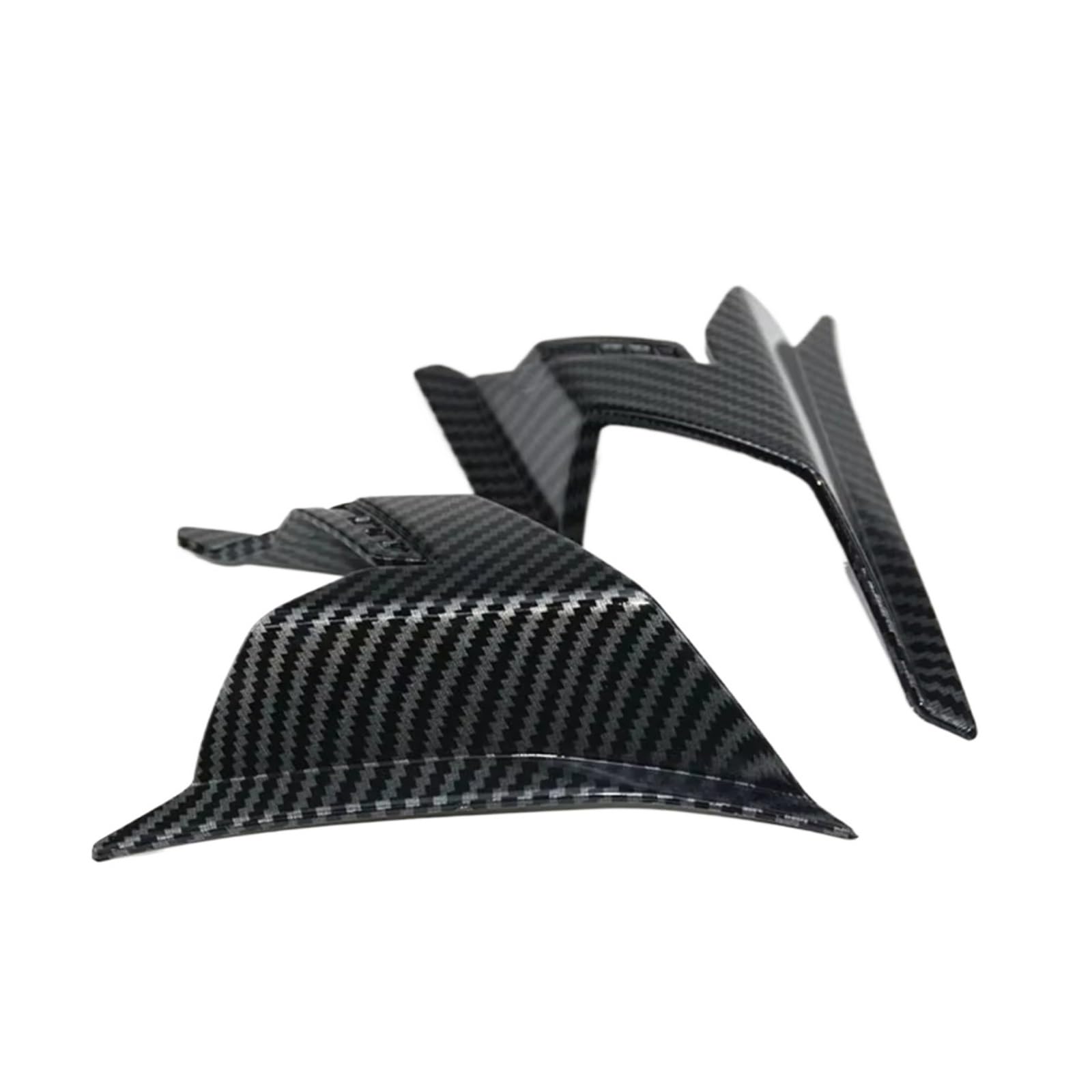 sanehou Motorrad Seitenspoiler Für ADV160 2022 2023 Motorrad Dynamische Winglet Aerodynamische Körper Anti-Scratch Winglets Verkleidung Deflektor Spoiler Motorrad Zubehör(Carbon Fiber) von sanehou