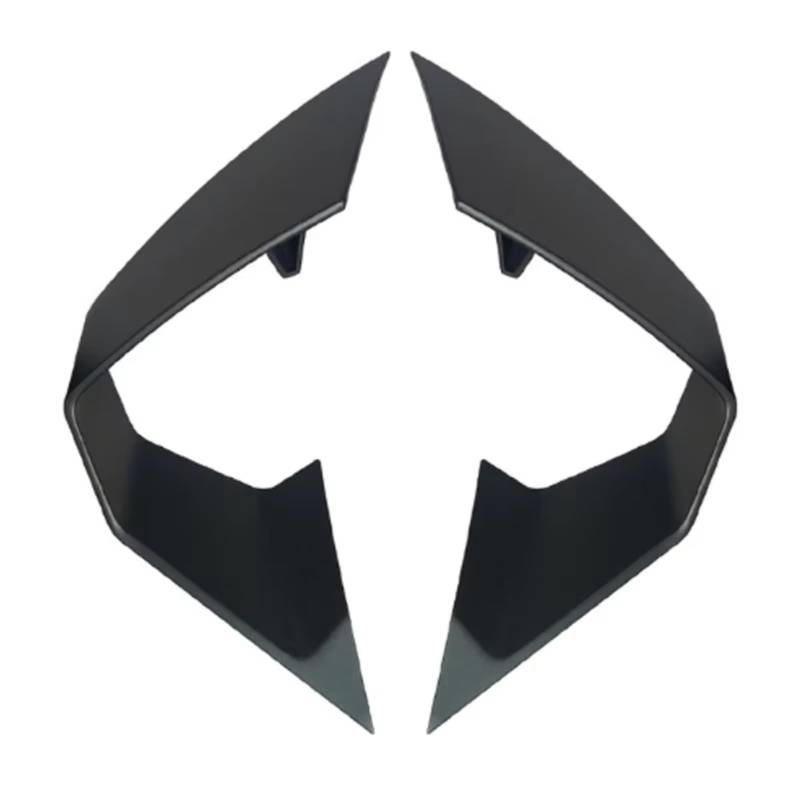 sanehou Motorrad Seitenspoiler Für CBR650R 2018 2019 2020 2021 2022 Winglet Feste Wind Für Flügel Motorrad Dynamik Deflektor Verkleidung Shell Motorrad Zubehör(Bright Black) von sanehou