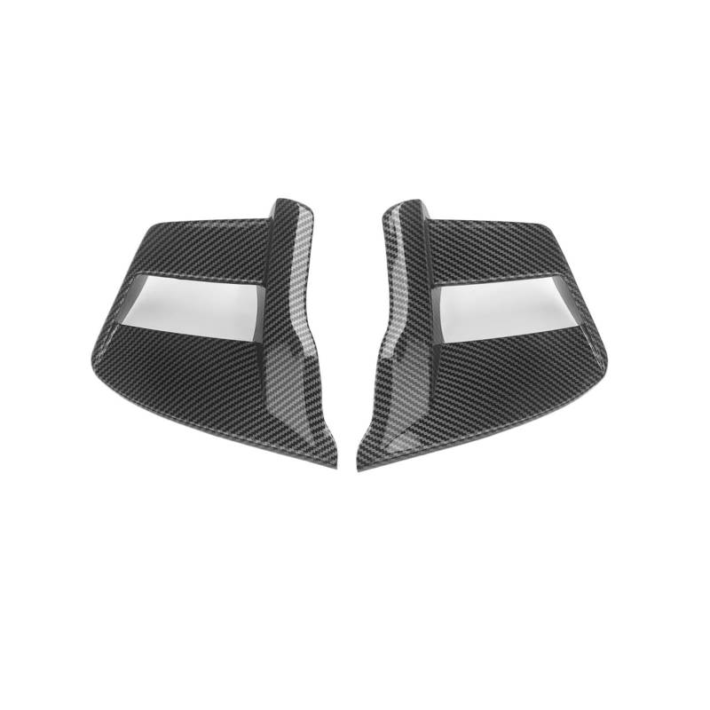 sanehou Motorrad Seitenspoiler Für CBR650R 2019 2020 2021 2022 2023 Motorrad Windschutzscheibe Feste Für Flügel Seite Spoiler Aerodynamische Flügel Motorrad Zubehör(ABS Carbon) von sanehou