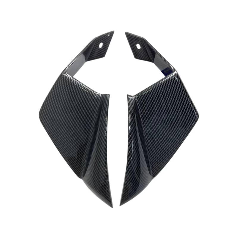 sanehou Motorrad Seitenspoiler Für Ninja Für ZX-10R Motorrad Verkleidung Spoiler Motorrad Zubehör Flügel Feste Wind Flügel Motorrad Ersatzteile(Carbon Paint) von sanehou