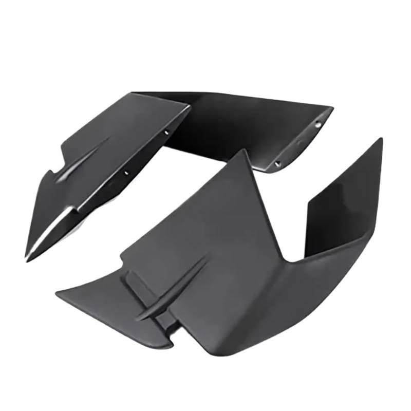 sanehou Motorrad Seitenspoiler Für S1000RR 2019 2020 2021 2022 2023 Motorrad Feste Für Flügel Spoiler Farbe Aerodynamische Winglets Seite Windschutzscheibe Verkleidungen(Bright Black ABS) von sanehou