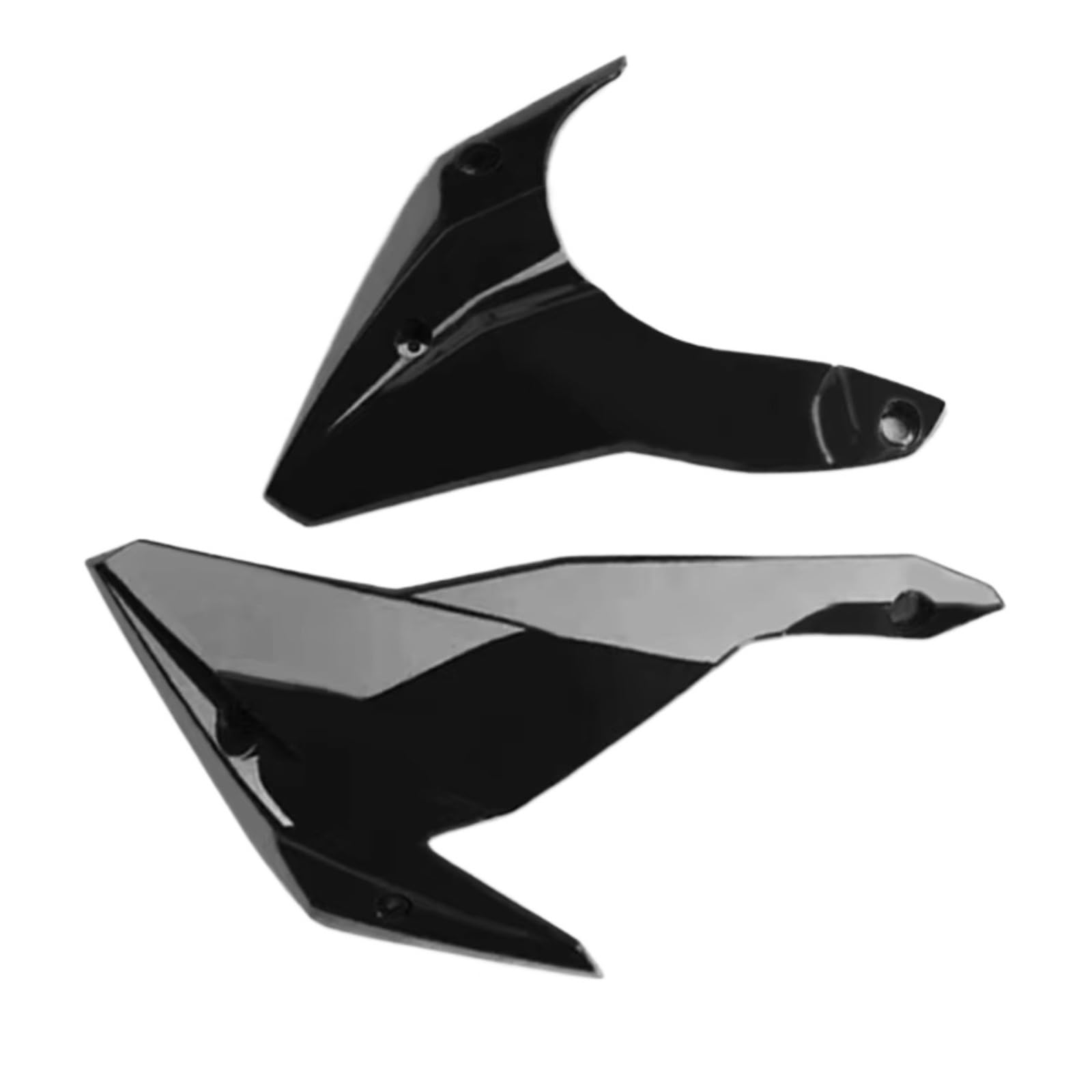 sanehou Motorrad Seitenspoiler Für Z400 2018 2019 2020 2021 2022 2023 Bellypan Unteren Motor Spoiler Cowling Schutz Verkleidung Motorrad Zubehör(Gloss Black) von sanehou