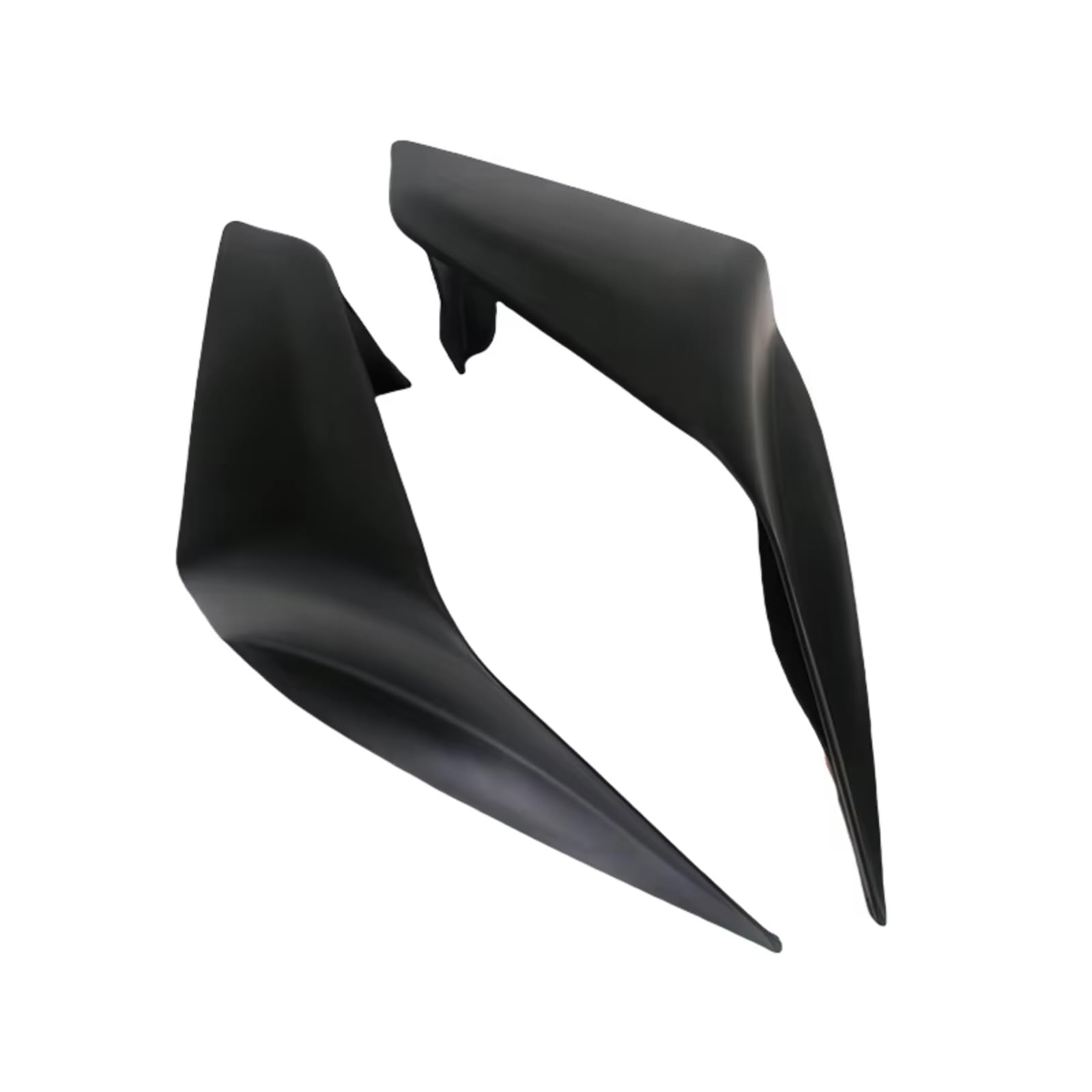 sanehou Motorrad Seitenspoiler Für ZX-25R Für ZX-4R Für ZX-4RR 2021 2022 2023 2024 Motorrad Feste Wind Für Flügel Aerodynamische Spoiler Winglets Verkleidung(Matte Black) von sanehou