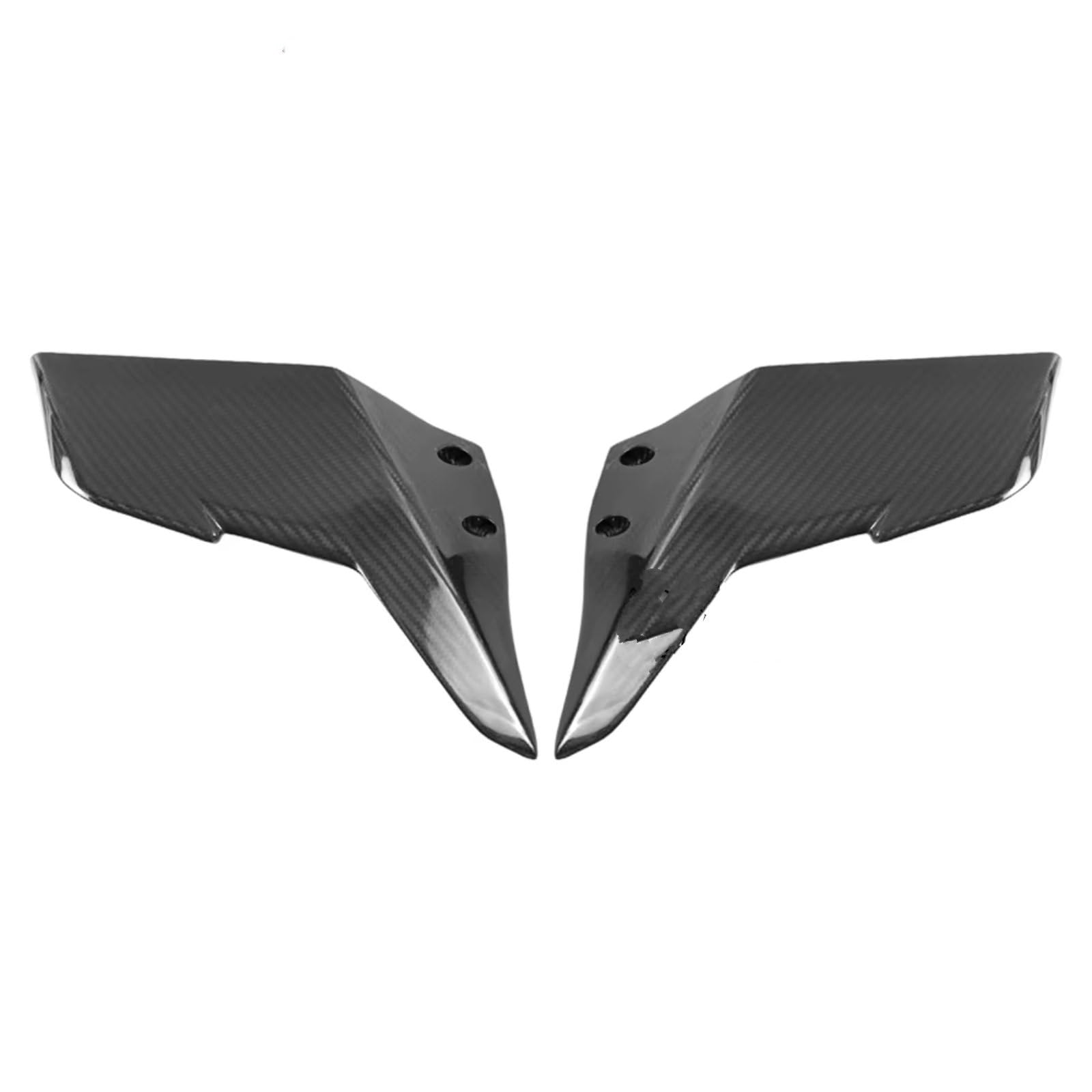 sanehou Motorrad Seitenspoiler Für ZX10R 2021 2022 2023 Carbon Fiber Oberen Winglets Air Deflektor Kit Motorrad Zubehör Wind Feste Flügel Motorrad Zubehör von sanehou