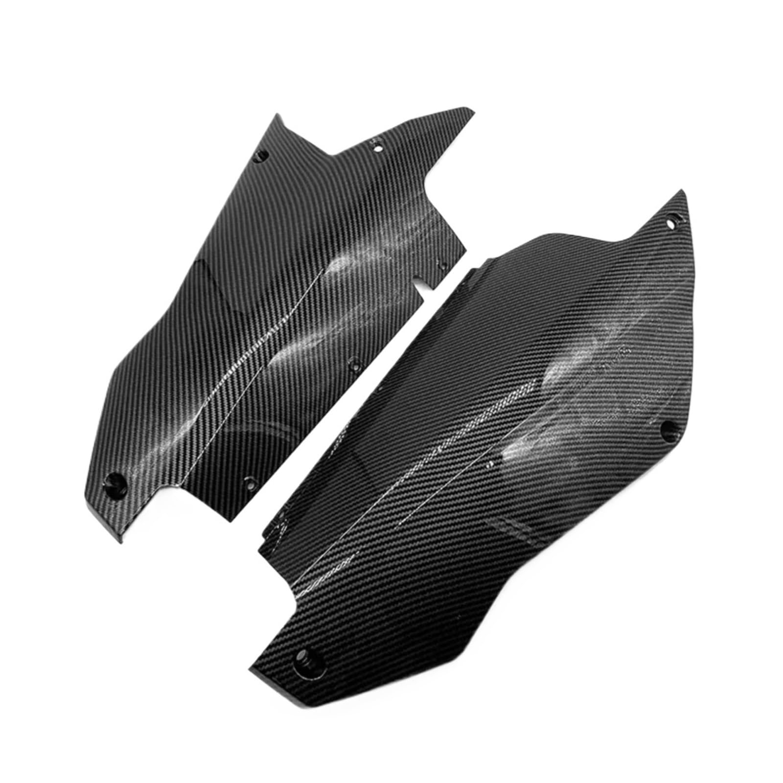 sanehou Motorrad Seitenspoiler Kompatibel Mit Aprilia Für RS660 2020 2023 2022 2023 Motorrad-Bauchspoiler Motorspoiler Untere Verkleidung Karosserie-Rahmen Zubehör(Carbon Fiber Look) von sanehou