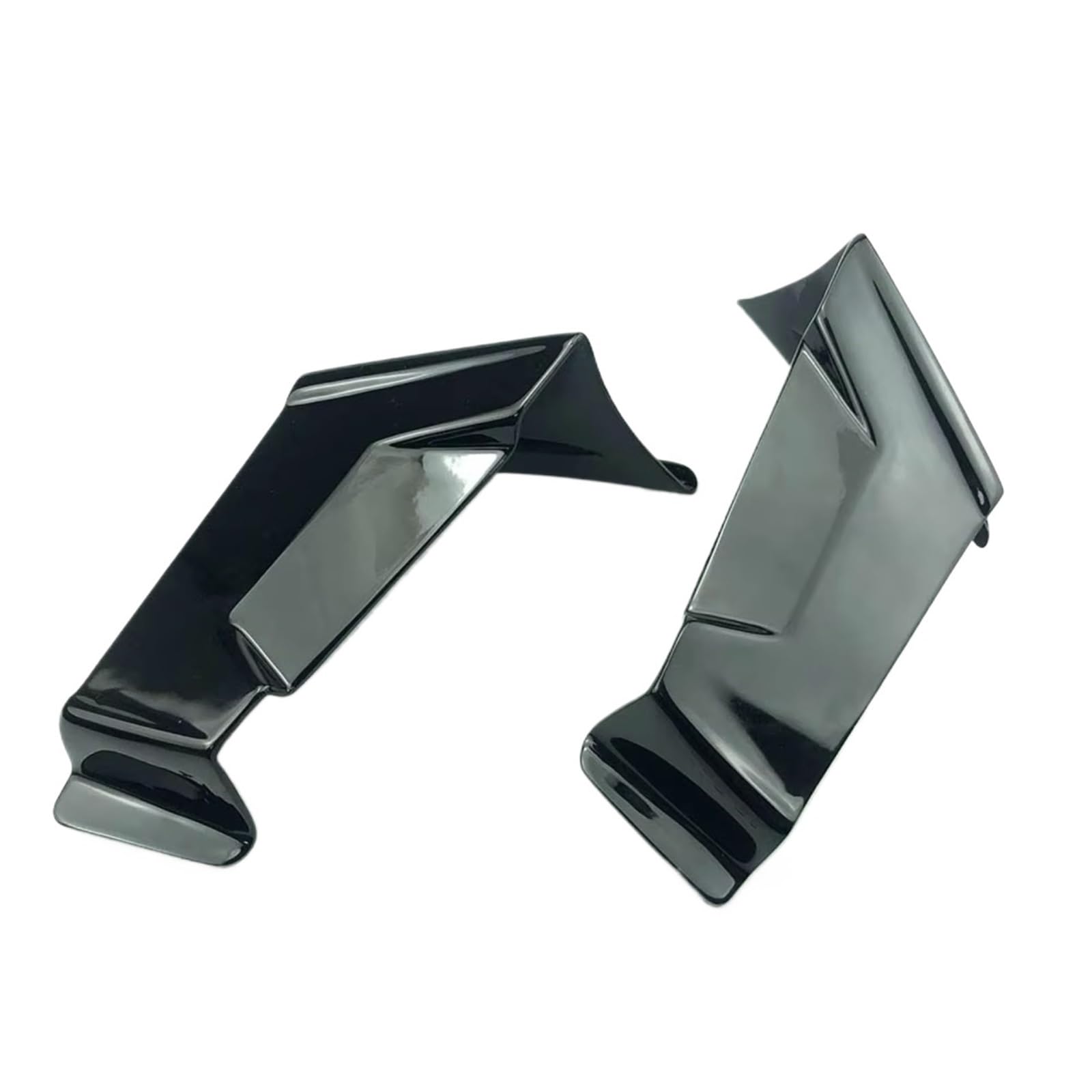 sanehou Motorrad Seitenspoiler Kompatibel Mit Aprilia Für RS660 Für Tuono 660 2021 2022 2023 Für Naked Frontspoiler Winglet Aerodynamik Für Wing Kit Spoiler(Bright Black) von sanehou