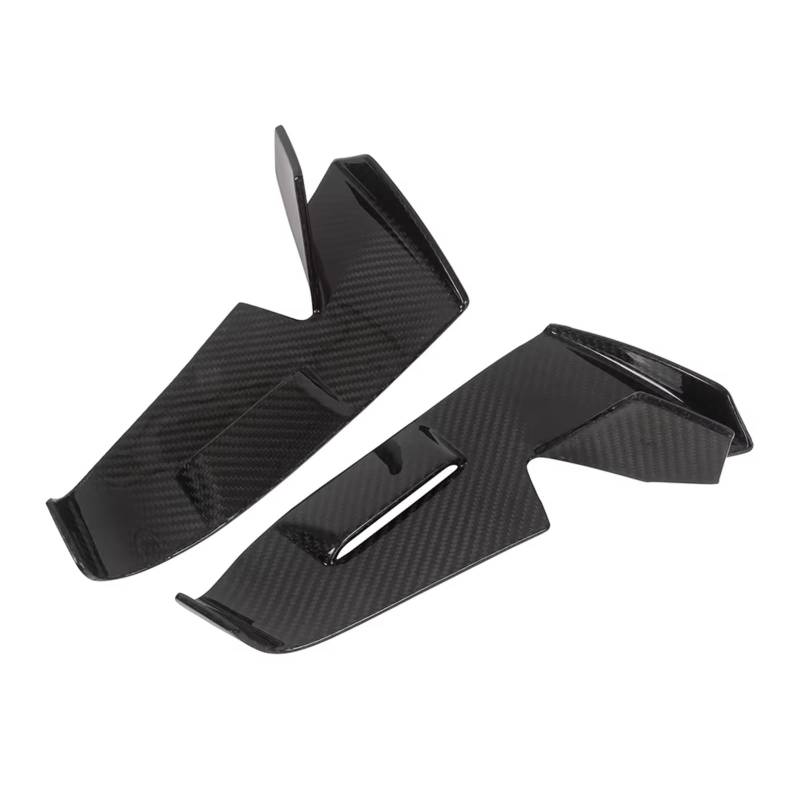 sanehou Motorrad Seitenspoiler Kompatibel Mit Aprilia Für RS660 Spoiler Winglets Mit Vent Twill Motorradzubehör Frontlippe Wind Für Flügelabdeckung(Matt) von sanehou