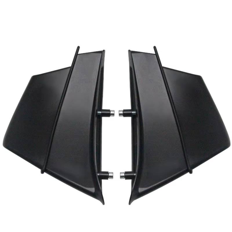 sanehou Motorrad Seitenspoiler Kompatibel Mit Ducati Für Panigale Für V4/V4S 2020 2021 2022 Für V4R 2019 Für V4SP 2021 Carbon-Look Motorrad Winglets Luftabweiser(Matte Black) von sanehou