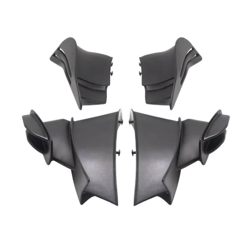 sanehou Motorrad Seitenspoiler Kompatibel Mit Ducati Für V4 Für V4S Für V4R 2021–2022 Fester Wind Für Flügel Spoiler Seitenabdeckung Motorradteile Motorrad Fester Wind Für Flügel(Black) von sanehou