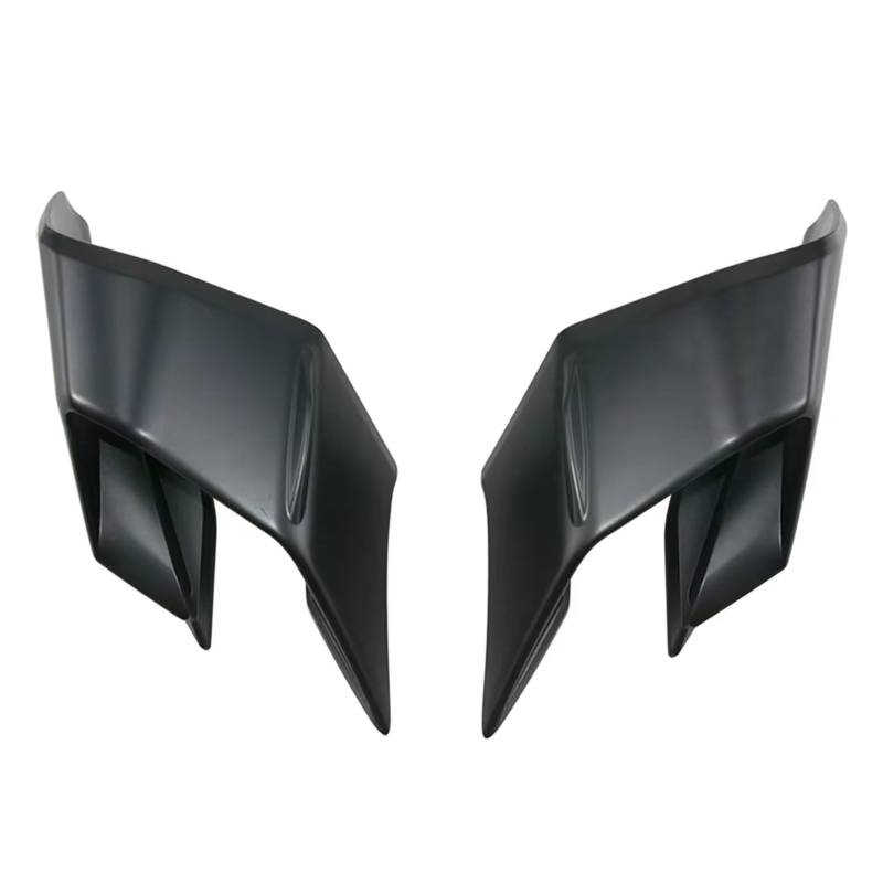 sanehou Motorrad Seitenspoiler Kompatibel Mit Yamaha Für YZF-R1/R1M 2015–2023 Motorrad-Frontspoiler-Finne Dekorative Abdeckung Klein Für Flügel Aerodynamisch Für Flügel-Kit(Matte Black) von sanehou