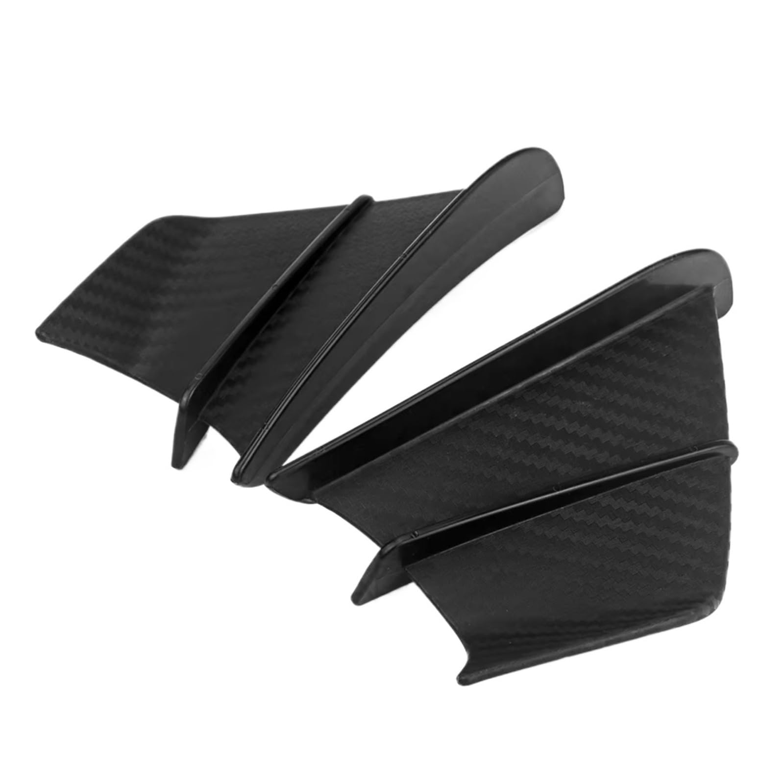 sanehou Motorrad Seitenspoiler Kompatibel Mit Yamaha Für YZF-R6 Für R15 Für V3 2013–2022 Motorrad-Abtriebsspoiler Aero-Winglets Wind Für Flügel-Kit Universal von sanehou