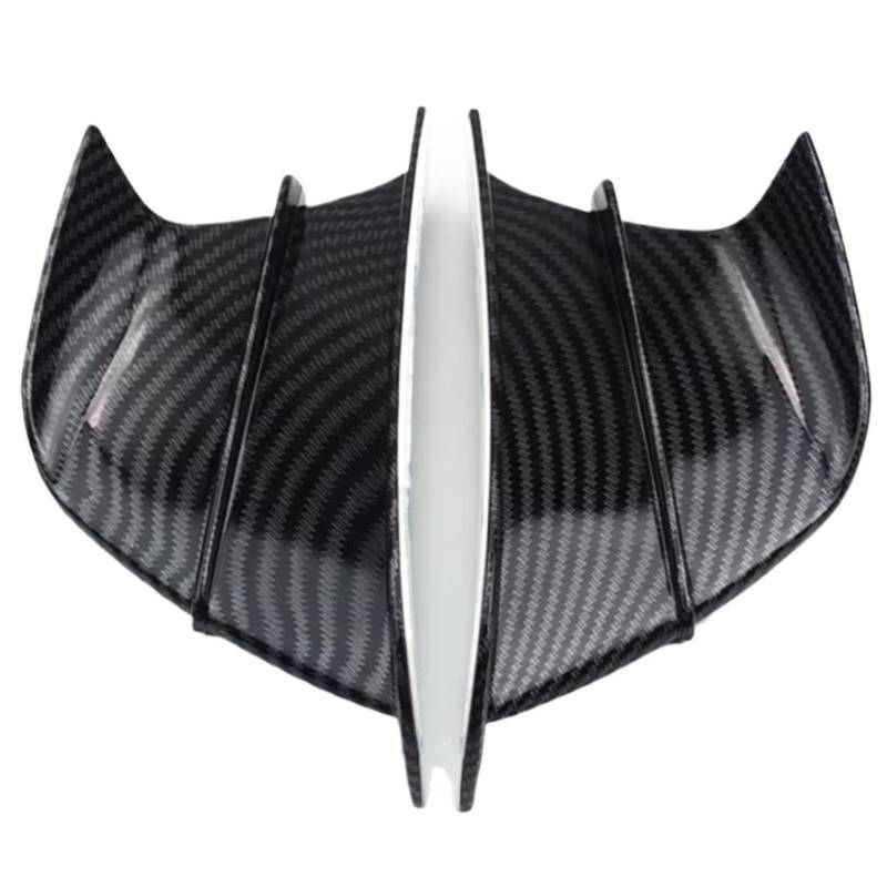 sanehou Motorrad Seitenspoiler Kompatibel Mit Yamaha Für Yfz450 ATV Für Yfz450R Für Yfm700/R Für Raptor Motorrad Frontverkleidung Seitenflügel Spoiler Deflektor Wind Kit(Carbon Fiber Look) von sanehou