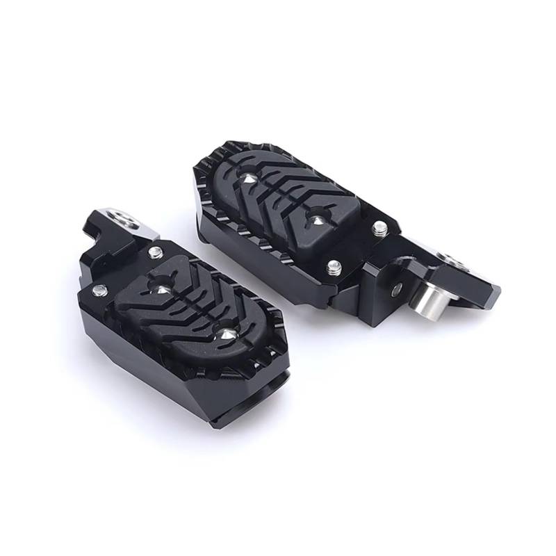 sanehou Motorradpedale Für F750 Für F850 Für R1200 Für R1250GS Für Adventure 2020 2021 2022 2023 Universal Motorrad Vorne Fuß Pedal Änderung Zubehör(Black) von sanehou