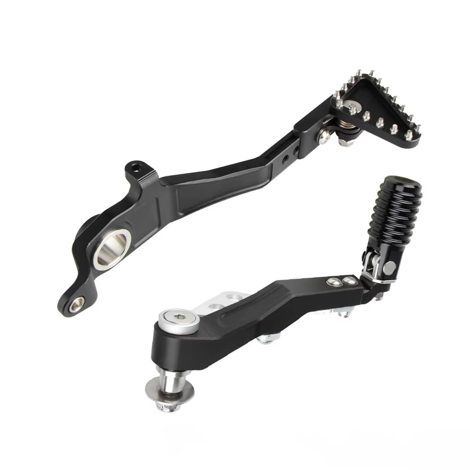 sanehou Motorradpedale Für R1200GS Für R1250GS Für ADV 2013 2014 2015 2016 2017 2018 2019 2020 2021 2022 Motorrad Klapp Shifter Shift Pedal Hebel Hinten Fuß Bremse(Black3) von sanehou