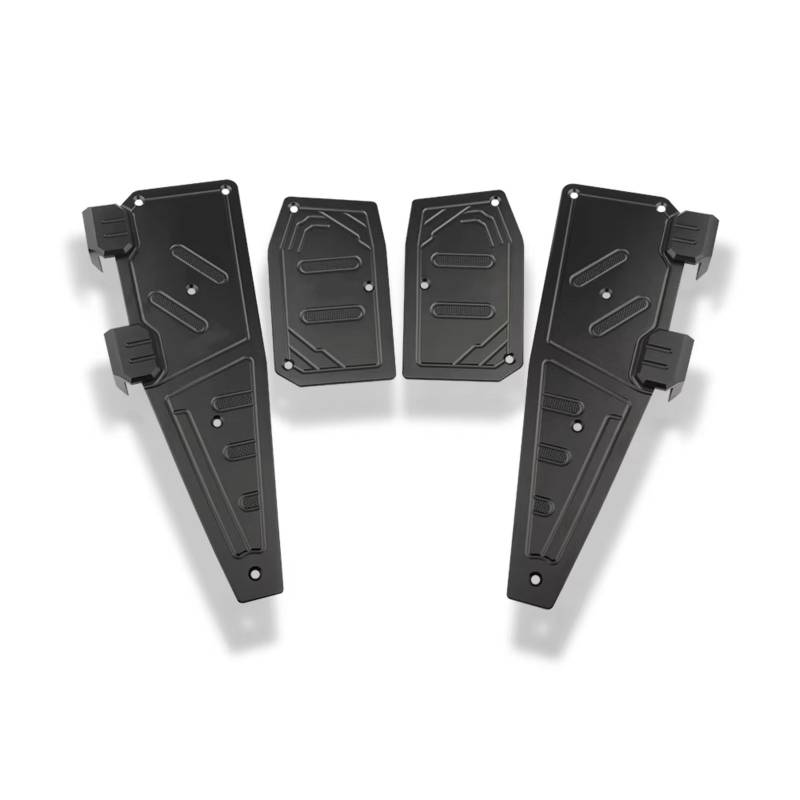 sanehou Motorradpedale Für SR GT200 Für SR GT125 2022 2023 Motorradfußstütze Non Slip Foot Pedal Pad Motorrad Footstütze Bracket Universal Motorcycle Footstütze(Black) von sanehou