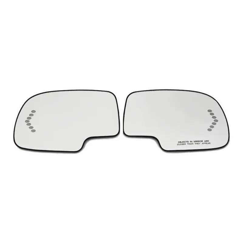 sanehou Rückspiegelglas Kompatibel Mit Chevy Für Avalanche Für Silverado 1500 2500 3500 2003 2004 2005 2006 2007 Seite Spiegel Glas Links Rechts Beheizte Hinten(1 Pair) von sanehou