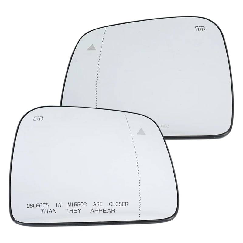 sanehou Rückspiegelglas Kompatibel Mit Dodge Für Durango 2011-2021 Seitenspiegel Auto-Rückspiegelglas Mit Toten Winkeln Beheizte Spiegel Zubehör 68092055AB 68082635AB(1 Pair) von sanehou