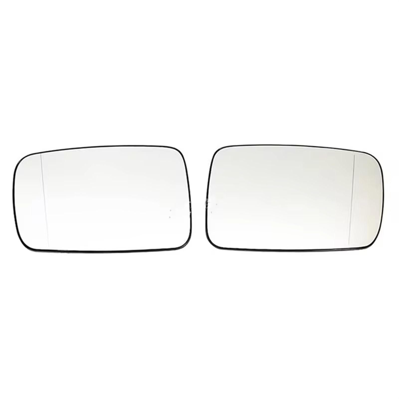 sanehou Rückspiegelglas Kompatibel Mit Für 3er-Serie Für Coupe E46 1999 2000 2001-2006 Automotive Blau Weitwinkelspiegel Gesicht Glas 51167028427 51167028428(White,1 Pair) von sanehou