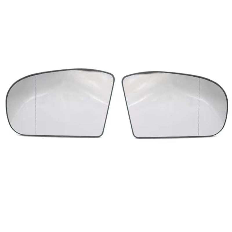 sanehou Rückspiegelglas Kompatibel Mit Mercedes Für Benz E-Klasse W211 E320 E350 E500 E55 Für AMG 2003-2006 1 Paar Ersatzglaslinsen Für Die Rechte Und Linke Seite des Rückspiegels von sanehou